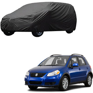 AutoRetail Maruti Suzuki SX4 Grey Car Body Cover for 2019 Model Triple Stiched without Mirror Pocket