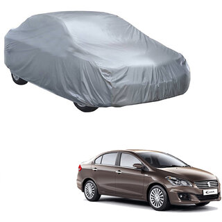 AutoRetail Maruti Suzuki CIAZ Silver Matty Car Body Cover for 2019 Model (Triple Stiched, without Mirror Pocket) AutoRetail Maruti Suzuki CIAZ Silver Matty Car Body Cover for 2019 Model (Triple Stiched, without Mirror Pocket)
