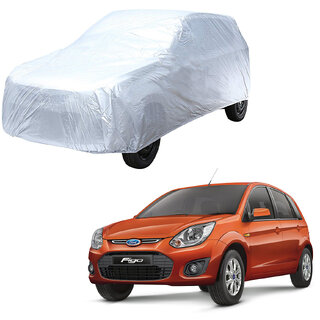 AutoRetail Ford Figo Silver Matty Car Body Cover For 2018 Model (Triple Stiched, without Mirror Pocket) AutoRetail Ford Figo Silver Matty Car Body Cover For 2018 Model (Triple Stiched, without Mirror Pocket)