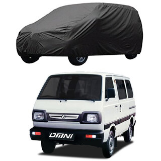                       AutoRetail Maruti Suzuki Omni Grey Car Body Cover For 2001 Model (Triple Stiched, without Mirror Pocket)                                              