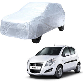 AutoRetail Maruti Ritz Silver Matty Car Body Cover For 2012 Model (Triple Stiched, without Mirror Pocket) AutoRetail Maruti Ritz Silver Matty Car Body Cover For 2012 Model (Triple Stiched, without Mirror Pocket)