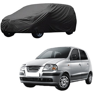                       AutoRetail Hyundai Santroxing Grey Car Body Cover For 2006 Model (Triple Stiched, without Mirror Pocket)                                              