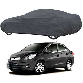 AutoRetail Honda Amaze Grey Car Body Cover for 2016 Model (Triple Stiched, without Mirror Pocket). AutoRetail Honda Amaze Grey Car Body Cover for 2016 Model (Triple Stiched, without Mirror Pocket).