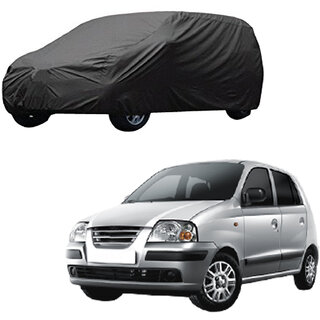 AutoRetail Hyundai Santroxing Grey Car Body Cover For 2012 Model (Triple Stiched, without Mirror Pocket)