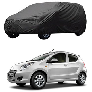 AutoRetail Maruti Suzuki A-Star Grey Car Body Cover for 2010 Model (Triple Stiched, without Mirror Pocket)