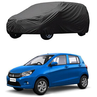                       AutoRetail Maruti Suzuki CELERIO Grey Car Body Cover for 2015 Model (Triple Stiched, without Mirror Pocket)                                              