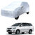 AutoRetail Toyota INNOVA Silver Matty Car Body Cover for 2019 Model (Mirror Pocket, Triple Stiched)