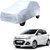 AutoRetail Hyundai Grand i10 Silver Matty Car Body Cover for 2013 Model (Triple Stiched, without Mirror Pocket)