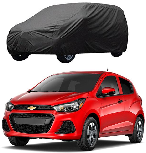 Buy AutoRetail Chevrolet Spark Grey Car Body Cover For 2007 Model (Triple  Stiched, without Mirror Pocket) Online - Get 61% Off