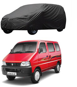 AutoRetail Maruti Suzuki EECO Grey Car Body Cover for 2019 Model (Triple Stiched, without Mirror Pocket)