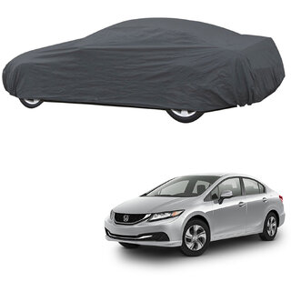 AutoRetail Honda CIVIC Grey Car Body Cover for 2018 Model (Triple Stiched, without Mirror Pocket) AutoRetail Honda CIVIC Grey Car Body Cover for 2018 Model (Triple Stiched, without Mirror Pocket)