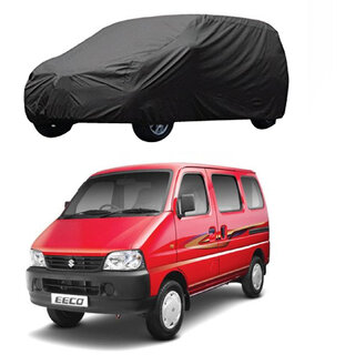                       AutoRetail Maruti Suzuki EECO Grey Car Body Cover for 2010 Model (Triple Stiched, without Mirror Pocket)                                              
