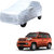 AutoRetail Mahindra TUV300 Silver Matty Car Body Cover for 2019 Model (Mirror Pocket, Triple Stiched)