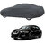 AutoRetail Nissan Micra Grey Car Body Cover For 2014 Model (Triple Stiched, without Mirror Pocket)