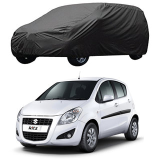 AutoRetail Maruti Ritz Grey Car Body Cover For 2019 Model (Triple Stiched, without Mirror Pocket)