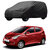 AutoRetail Hyundai Eon Grey Car Body Cover for 2018 Model (Triple Stiched, without Mirror Pocket)