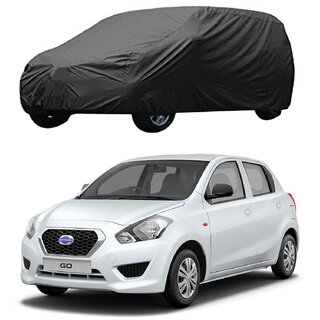 AutoRetail Datsun GO Grey Car Body Cover for 2017 Model (Triple Stiched, without Mirror Pocket) AutoRetail Datsun GO Grey Car Body Cover for 2017 Model (Triple Stiched, without Mirror Pocket)
