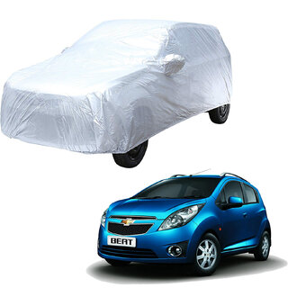                       AutoRetail Maruti Suzuki BALENO Silver Matty Car Body Cover for 2016 Model (Mirror Pocket, Triple Stiched)                                              