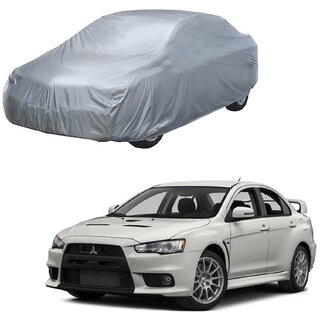 AutoRetail Mitsubishi LANCER Silver Matty Car Body Cover for 2019 Model (Triple Stiched, without Mirror Pocket) AutoRetail Mitsubishi LANCER Silver Matty Car Body Cover for 2019 Model (Triple Stiched, without Mirror Pocket)