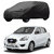AutoRetail Datsun GO Grey Car Body Cover for 2018 Model (Triple Stiched, without Mirror Pocket)