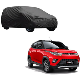 AutoRetail Mahindra KUV100 Grey Car Body Cover for 2019 Model (Triple Stiched, without Mirror Pocket) AutoRetail Mahindra KUV100 Grey Car Body Cover for 2019 Model (Triple Stiched, without Mirror Pocket)