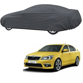 AutoRetail Skoda LAURA Grey Car Body Cover for 2019 Model (Triple Stiched, without Mirror Pocket) AutoRetail Skoda LAURA Grey Car Body Cover for 2019 Model (Triple Stiched, without Mirror Pocket)