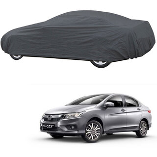 AutoRetail Honda City i-Vtec Grey Car Body Cover for 2019 Model (Triple Stiched, without Mirror Pocket) AutoRetail Honda City i-Vtec Grey Car Body Cover for 2019 Model (Triple Stiched, without Mirror Pocket)
