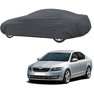 AutoRetail Skoda OCTAVIA Grey Car Body Cover for 2019 Model (Triple Stiched, without Mirror Pocket) AutoRetail Skoda OCTAVIA Grey Car Body Cover for 2019 Model (Triple Stiched, without Mirror Pocket)
