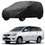 AutoRetail Toyota INNOVA Grey Car Body Cover for 2013 Model (Triple Stiched, without Mirror Pocket)
