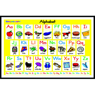 Buy Alphabet Chart Child Room Wallpaper Sticker Size 12 X 18 Inch Online Get 69 Off