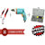 Buy Powerful Drill Machine + 41 Pcs Tool Kit Screwdriver + Snap N Grip Wrench - DRL41SNP