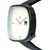 HIgh Quality Fashion casual Unisex square Black leather strap watch