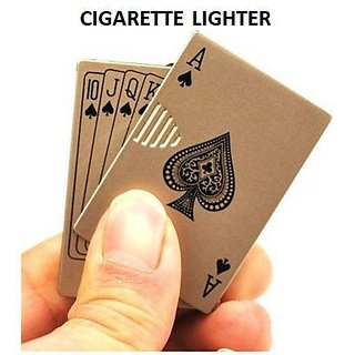 DYNAMIC MART Ikka Golden Card Shaped Lighter