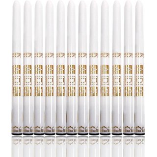 ADS Perfect Eyeliner Waterproof Free Liner  Rubber Band-12pcs Black 2.5 g  (White)