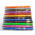 ADS 12 PCS MULTI COLOURS WATER PROOF EYE LINER PENCIL