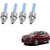 Auto Addict Car Tyre Valve Cap with Blue Motion Sensor Set of 4 Pcs For Maruti Suzuki Ertiga New 2019