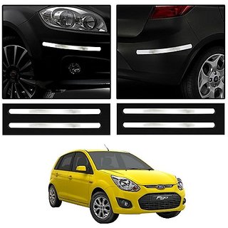 Buy Trigcars Ford Figo Old Car Chrome Bumper Scratch Potection