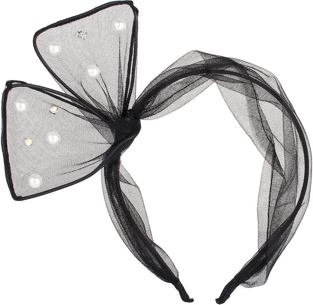 Spring Shaped Head Band Black Hair Band for Daily Use for Unisex  Sarah  Fashion Jewelry