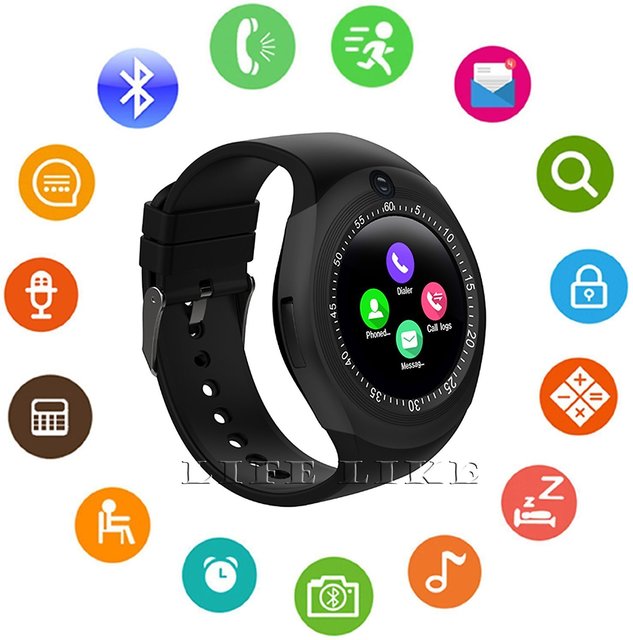 Y1 Wireless Bluetooth Android Smart Watch - Madukani Online Shop