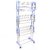 Sky  Ray Heavy Duty Stainless Steel Cloth Drying Stand/Cloth Dryer Stand - Prince Jumbo - 2 Poll - 3 Layer with wheel.
