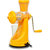 Skyfly Stylish Power Free Plastic Manual Hand Juicer (Orange)