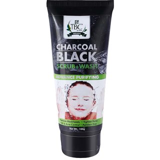 tbc charcoal face wash