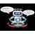 Electronic Robot Walking Singing Dancing Toy with Happy Music and Colorful Flashing Lights  360 Body Spinning and Side