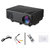 Portable Mini Projector RD805 LED Projector 800x600 Resolution 800 Lumen Black USB AV SD HDMI VGA TV Tuner