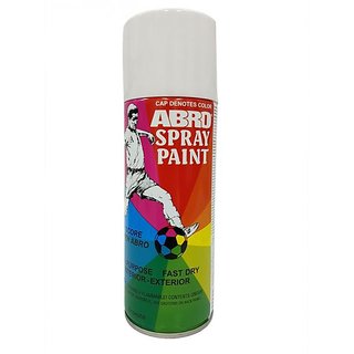 Buy Abro Gloss White Spray Paint ALL purpose Fast Dry Interior-Exterior ...