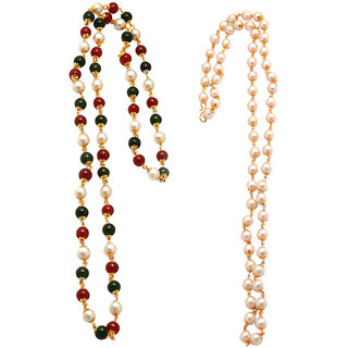 Buy Aabhu Gold Plated Jewellery Combo 