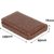 Evershine Gifts And Household Stylish Pocket Size Stitched Leather Visiting Card Holder For Keeping Business Card- Brown