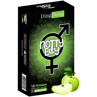 NottyBoy Green Apple Flavour DingDong - 10s