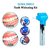 G-MTIN Luma Smile Tooth ORAL Polisher Whitener Stain Remover With LED Toothbrush Light Rubber Cups Power Tooth Brushes
