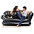 Sofa Cum Bed Air Lounge PVC Air Multipurpose Black Airsofa Double Bed Kids Sleeping Mattress Travel Lounge Seat Couch Ca